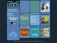 Tablet Screenshot of northriverarts.org